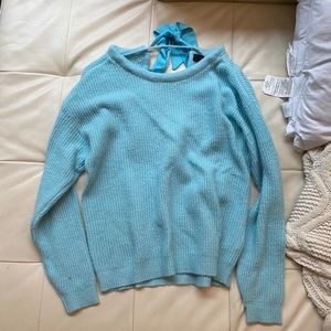 Vero Moda Rib Knot Open Back Detail Sweater